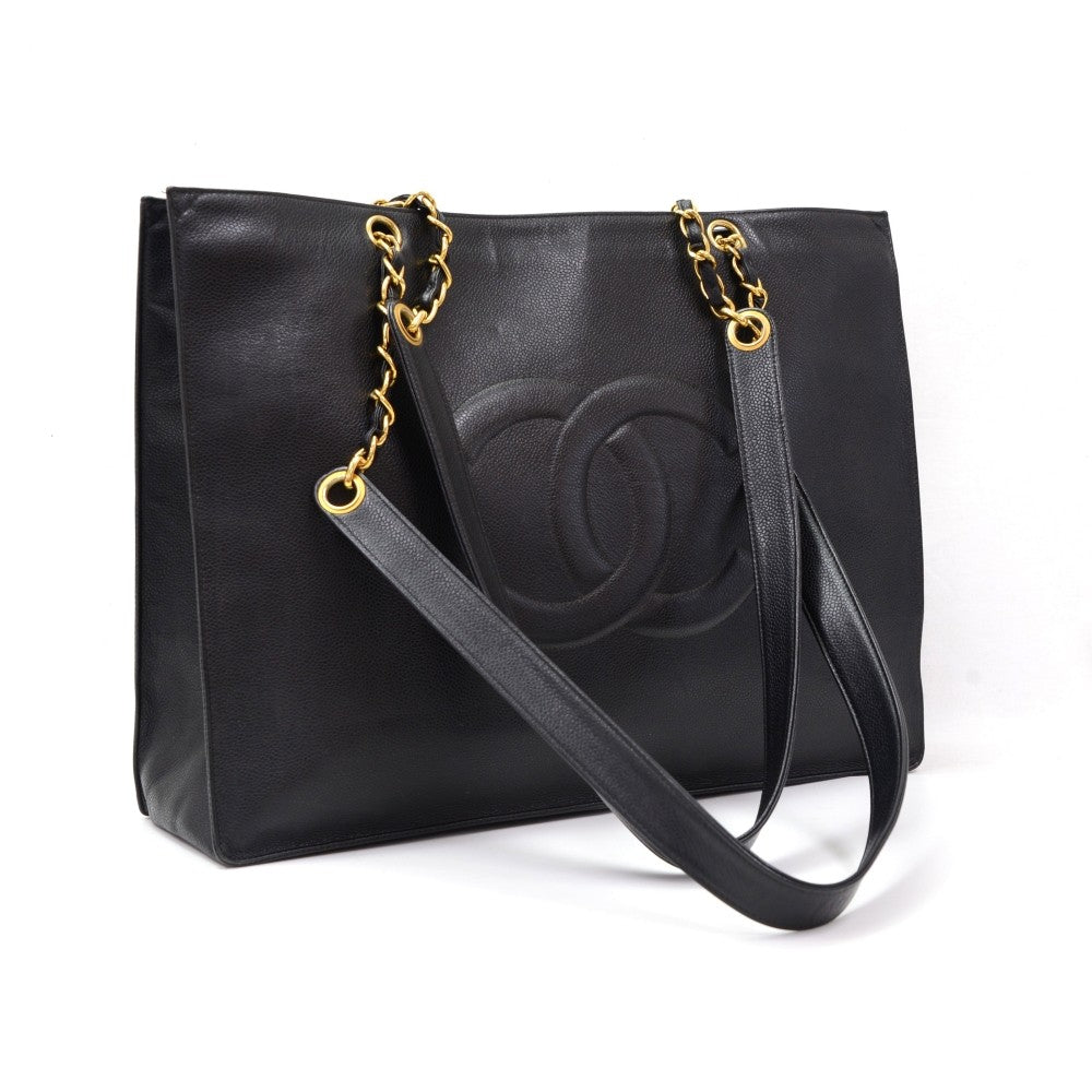Chanel Grained Lambskin Leather XL Tote Bag