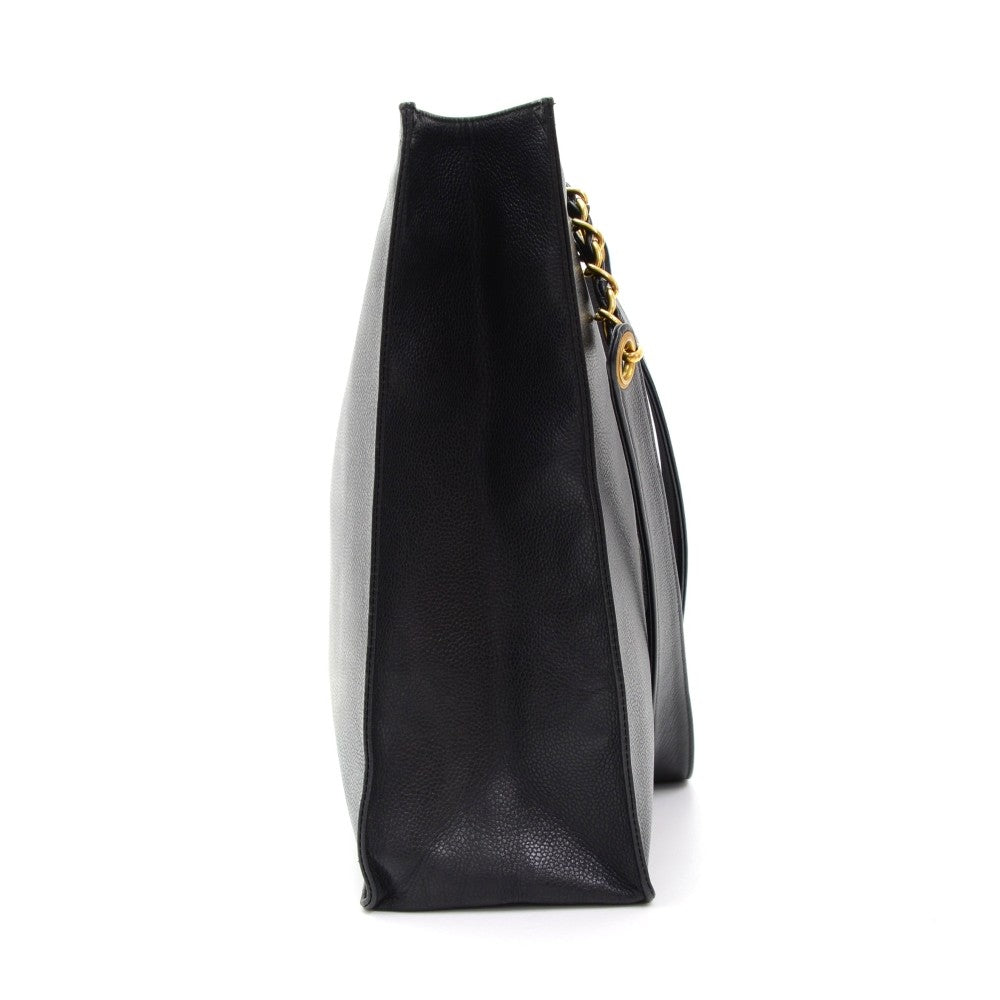 Chanel Grained Lambskin Leather XL Tote Bag