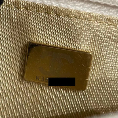 CHANEL Pearl Crush Wallet on Chain White