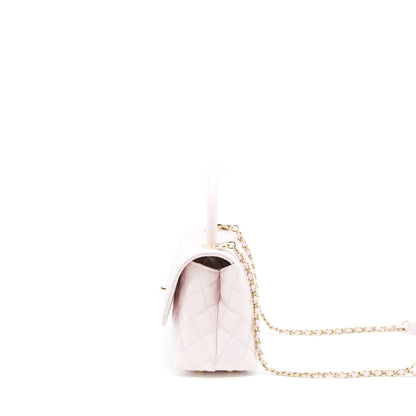 Chanel Small Coco Handle Caviar Light Pink NG750 L