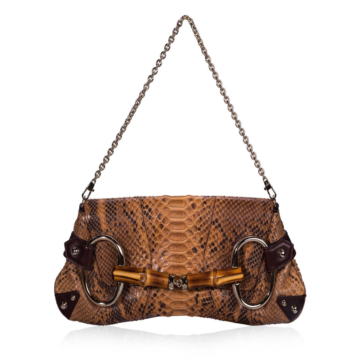 Gucci Python Bamboo Horsebit
