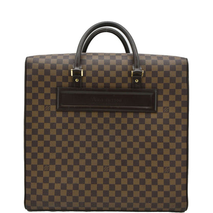 LOUIS VUITTON Nolita PM Damier Ebene Travel Bag Brown