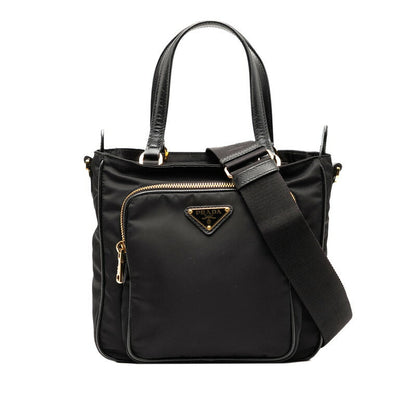 Prada 1BG308 Nylon Leather 2way Bag