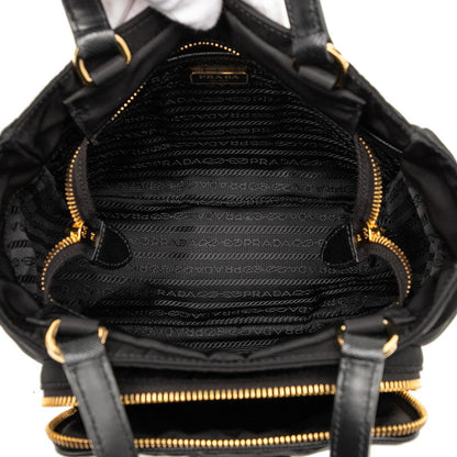 Prada 1BG308 Nylon Leather 2way Bag