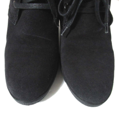 Prada Sport Suede Wedge Ankle Boots