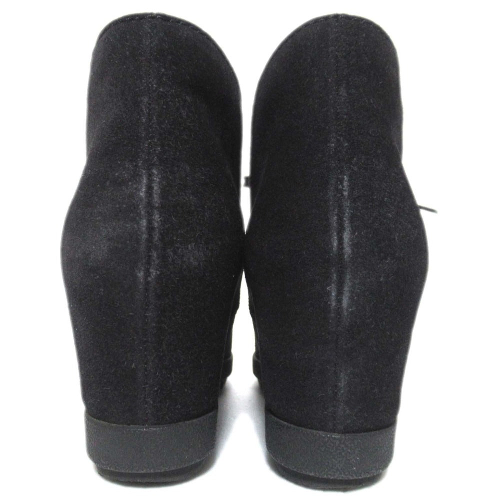 Prada Sport Suede Wedge Ankle Boots
