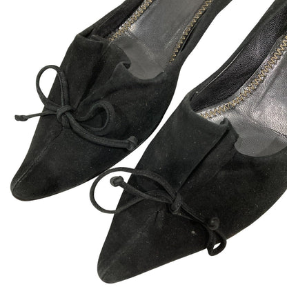 Fendi Suede Pointed Toe Pumps