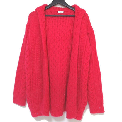Saint Laurent Paris Cashmere Blend Knit Cardigan
