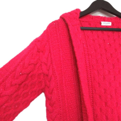 Saint Laurent Paris Cashmere Blend Knit Cardigan