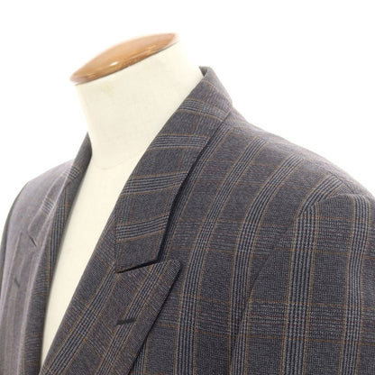 Yves Saint Laurent Wool Check Tailored Jacket