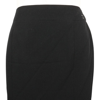 Chanel Wool Skirt Black P24940V08903