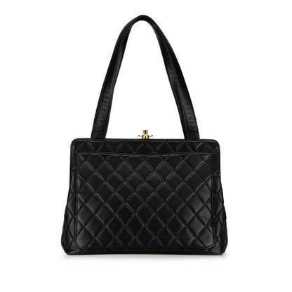 Chanel Coco Mark Matelasse Caviar Skin Tote Bag