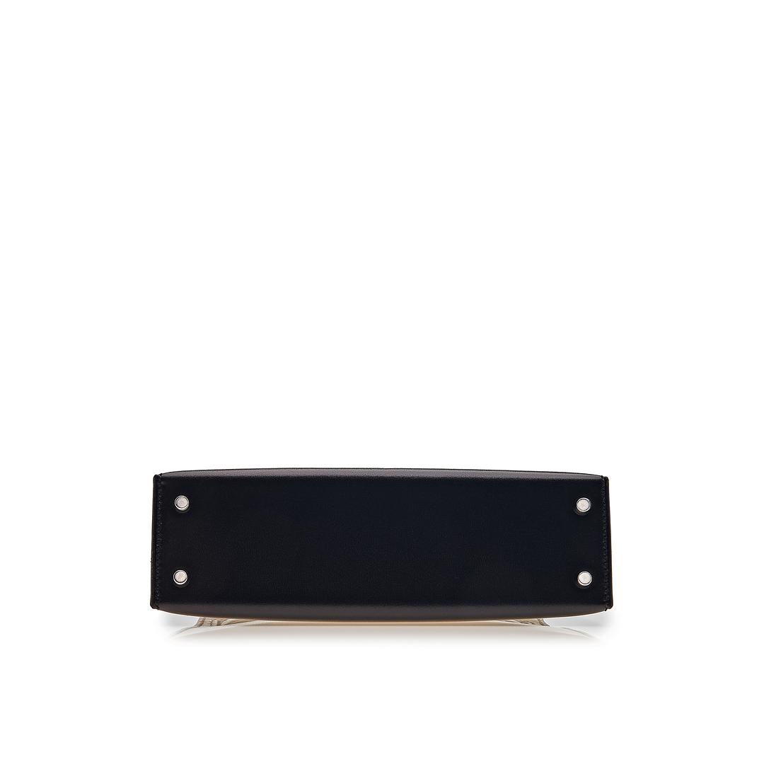 Hermes Kelly 20 Sellier Mini Noir Box Leather