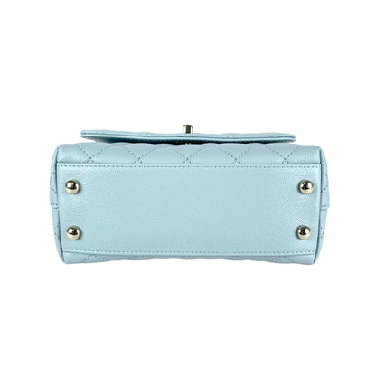 Chanel Mini Coco Handle Light Blue