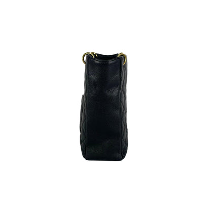 Chanel Quilted PST (Petit Shopping Tote) Black