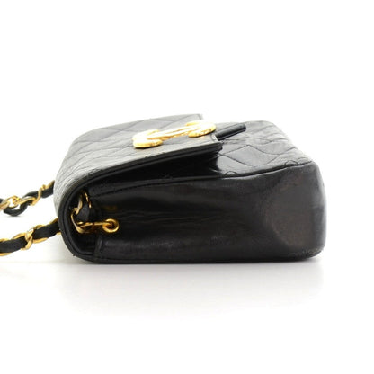Chanel Single Flap Quilted Lambskin Leather Shoulder Bag