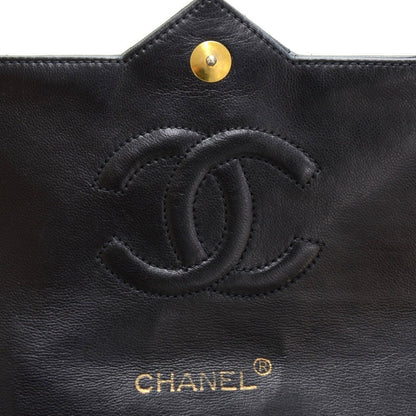 Chanel Single Flap Quilted Lambskin Leather Shoulder Bag