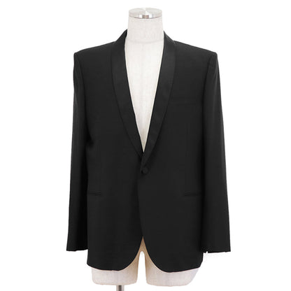 Saint Laurent Wool Smoking Jacket Black