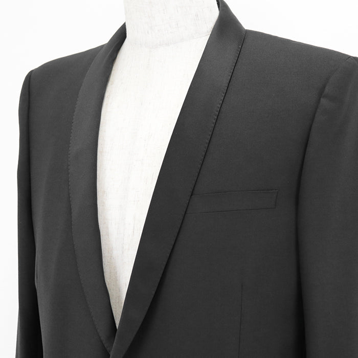 Saint Laurent Wool Smoking Jacket Black