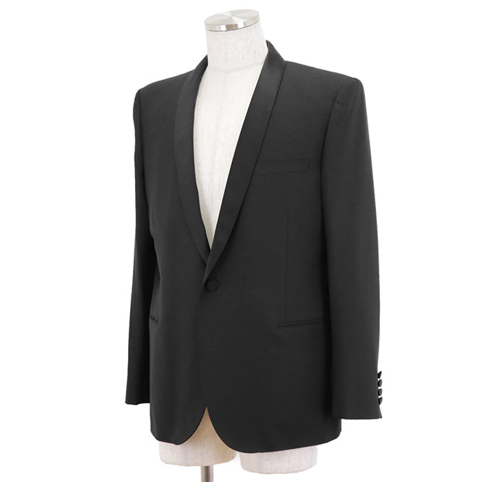 Saint Laurent Wool Smoking Jacket Black