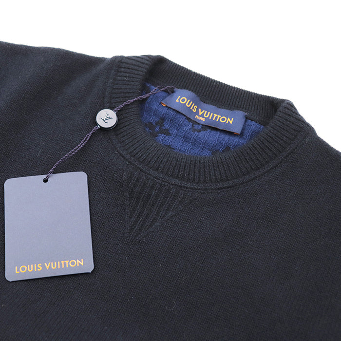 Louis Vuitton Cashmere Wool Monogram Knit Sweater