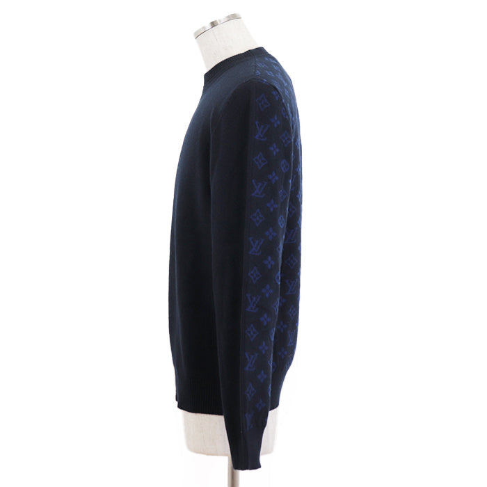 Louis Vuitton Cashmere Wool Monogram Knit Sweater