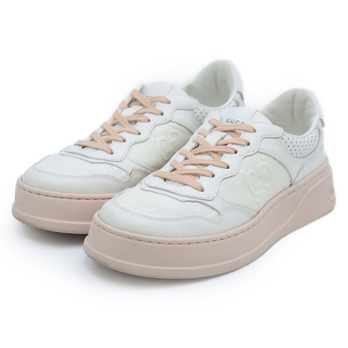 Gucci GG Embossed Leather Sneakers