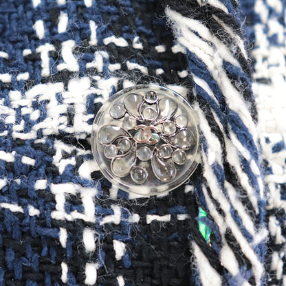 Chanel Tweed Jacket with Coco Mark Buttons