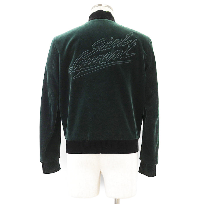 Saint Laurent Varsity Jacket Velour