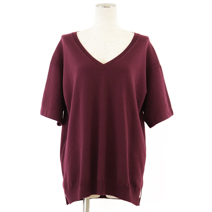 Prada V-neck Cashmere Knit Pullover