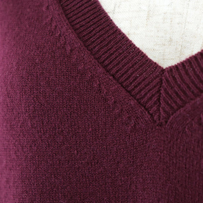 Prada V-neck Cashmere Knit Pullover
