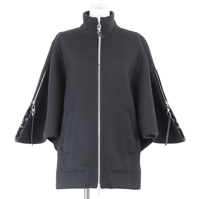 Louis Vuitton Poncho Monogram Wool/Silk Coat
