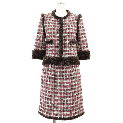 Chanel Tweed Rabbit Fur Setup