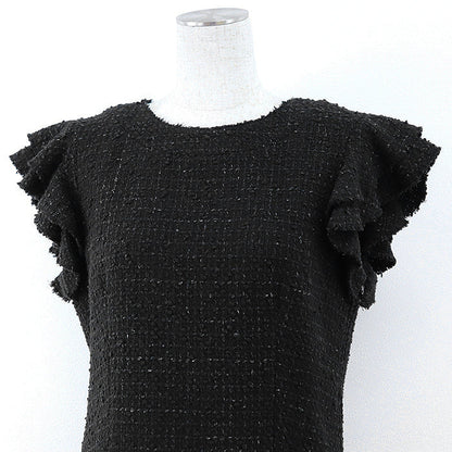 Chanel P38974 Tweed Wool Blend Top