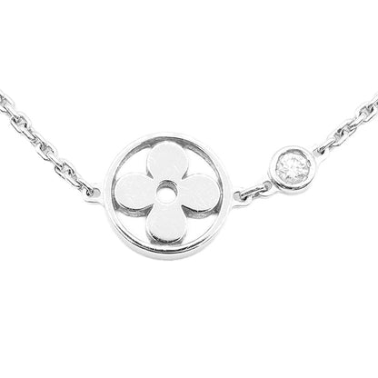 Louis Vuitton Q93279 Au750 Diamond Necklace