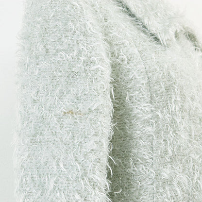 Chanel 00A P16477 Monogram Faux Fur Coat