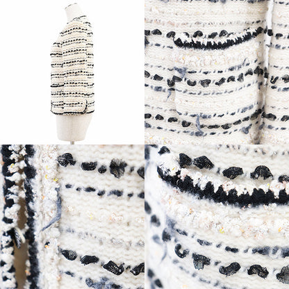 Chanel 05A P26658 Knit Tweed Wool Cashmere Jacket