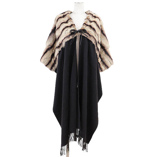Fendi Candy Orilag Fur Cashmere Stole