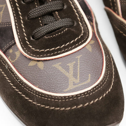 Louis Vuitton Monogram Suede Leather Sneakers