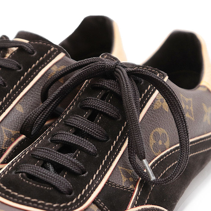 Louis Vuitton Monogram Suede Leather Sneakers