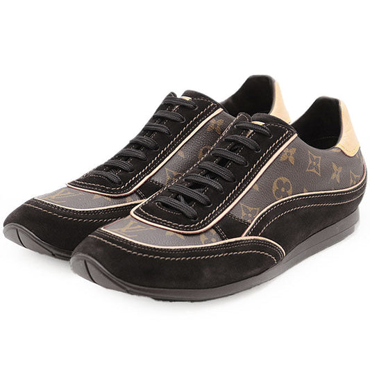 Louis Vuitton Monogram Suede Leather Sneakers