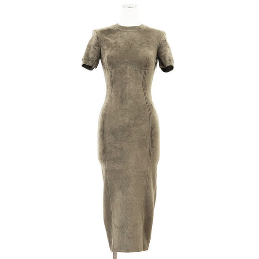 Fendi FENDI SKIMS Suede Dress