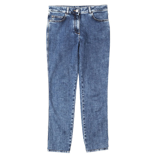 Chanel P74543 Denim Shearling Pants