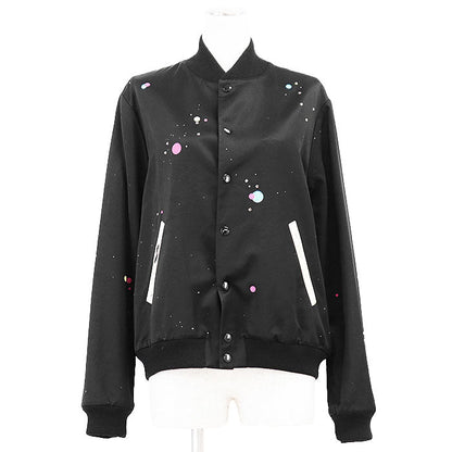 Saint Laurent Paris Rayon Cotton Stadium Jacket