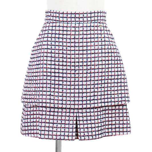 Chanel P60835 Tweed Skirt