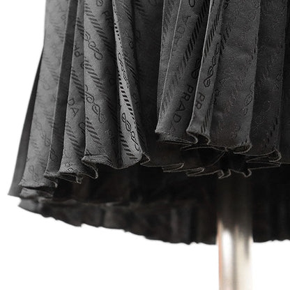 Prada Silk Pleated Skirt