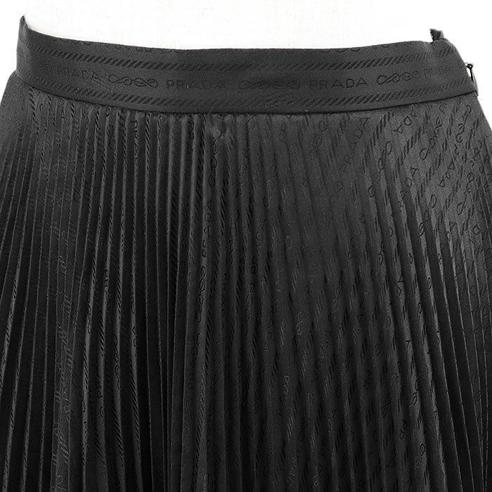 Prada Silk Pleated Skirt