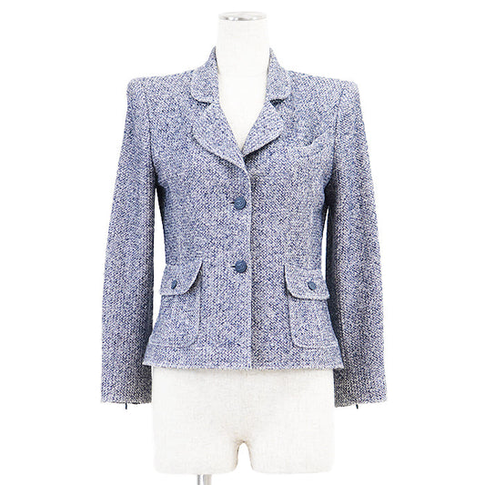 Chanel 03P P21056 Tweed Linen Cotton Jacket