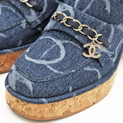 Chanel Loafer Denim Loafer