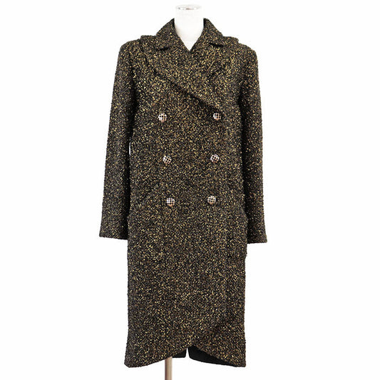 Chanel Métiers d'Art Paris-Egypte Metallic Tweed Coat